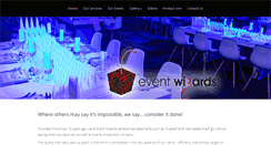 Desktop Screenshot of eventwizards.co.za